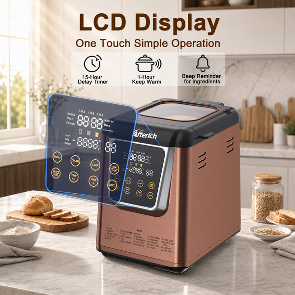 Afterich 25-in-1 Automatic Bread Maker