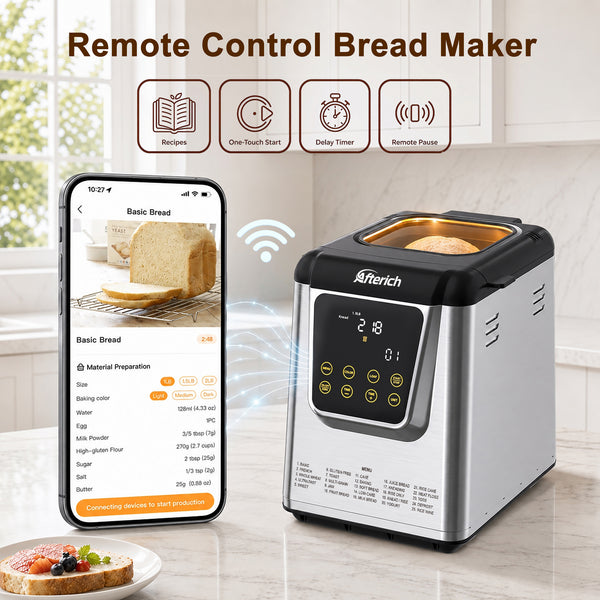 Afterich 25-in-1 Automatic Bread Maker